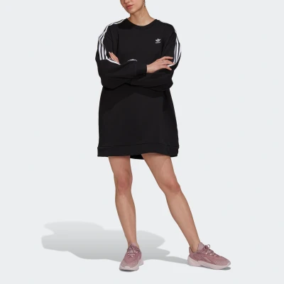 Abbildung von adidas Originals Shirtkleid &quot;ADICOLOR CLASSICS LONG SLEEVE SWEATKLEID&quot;, (1 tlg.)