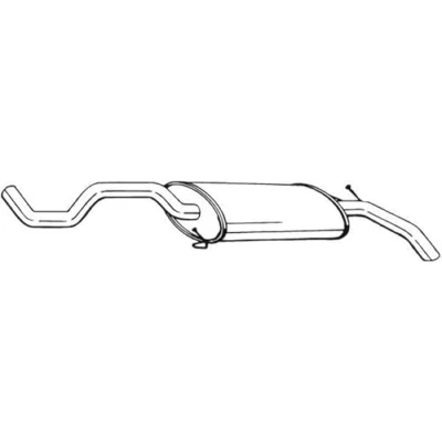 Abbildung von BOSAL 281 377 Endschalldämpfer VOLKSWAGEN: Polo III Classic, Variant