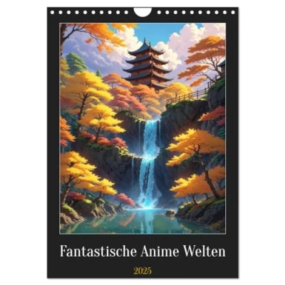 Abbildung von Fantastische Anime Welten (Wandkalender 2025 DIN A4 hoch), CALVENDO Monatskalender