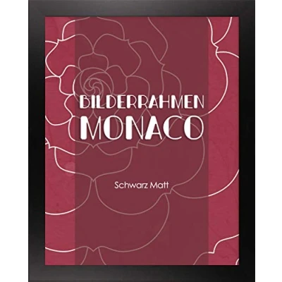 Abbildung von Homedeco 24 Fotorahmen Monaco 49x65 cm Bilderrahmen Schwarz Matt Posterrahmen