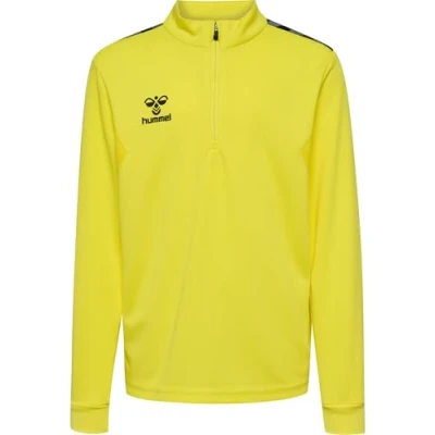 Abbildung von Hummel Authentic HALF Sweatshirt für Kinder, Größe: 116, Blazing yellow