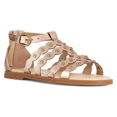 Abbildung von Geox Karly Riemensandalette für Kinder, Größe: 32, Copper Schuhe