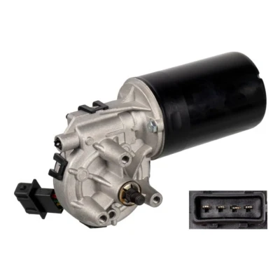 Abbildung von FEBI BILSTEIN 109175 Scheibenwischermotor 12 vorne PEUGEOT: 206 Schrägheck, Boxer Kastenwagen