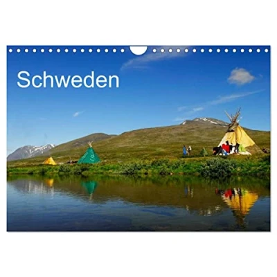 Abbildung von Schweden (Wandkalender 2025 DIN A4 quer), CALVENDO Monatskalender