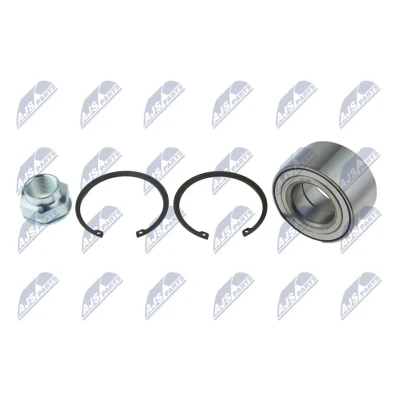 Abbildung von NTY KLP FT 025 Radlagersatz Vorderachse, Vorderachse links, rechts mit integriertem magnetischen Sensorring 72,0 FIAT: Panda II Schrägheck