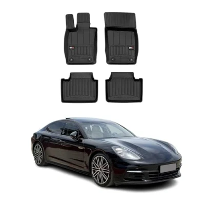 Abbildung von Kofferraumwanne kompatibel mit Porsche Panamera 4 E Hybrid 2016 2023 OMAC Premium 3D TPE