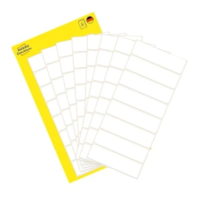 Abbildung von AVERY Zweckform Etiketten Vielzweck Etiketten, 50 x 14 mm, weiß, KP 3086