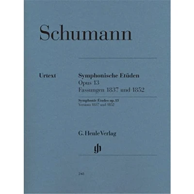 Abbildung von Sinfonische Etueden Op 13. Klavier: Instrumentation: Piano solo (G. Henle Urtext Ausgabe)
