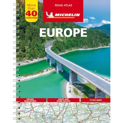 Abbildung von Michelin Straßenatlas Europa mit Spiralbindung: Auflage 2020 (MICHELIN Atlanten)