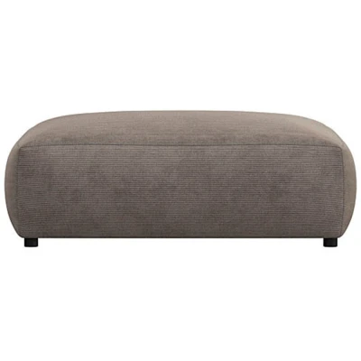 Abbildung von FLEXLUX Pouf &quot;Lucera&quot;, modern &amp; anschmiegsam, Kaltschaum, Stahl Wellenunterfederung