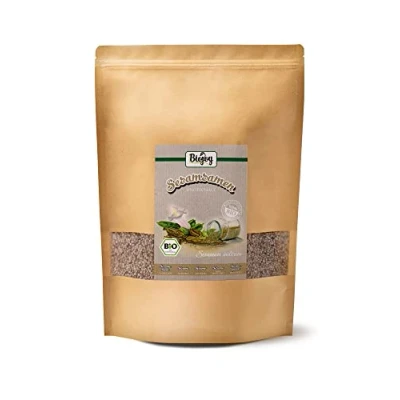 Abbildung von Biojoy BIO Sesamsamen, ungeschält (1,5 kg), Sesam weiß ohne Zusätze (Sesamum indicum)