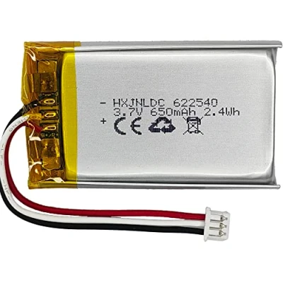 Abbildung von DC 3.7V 800mAh AHB622540N01 Wiederaufladbare Li Ionen Batterie fürSennheiser Momentum 2.0 HD 4.40 4.50 450 Urbanite XL Wireless Gaming Headset Aerox 9 5 Maus Batteriewechsel