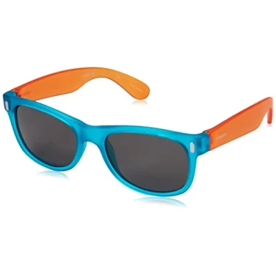 Abbildung von Polaroid Kinder P0115 Y2 89t 46 Sonnenbrille, Blau (Blute Orange/Grey), EU