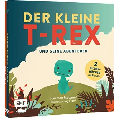 Abbildung von Der kleine T Rex und seine Abenteuer: 2 Bilderbücher im Bundle: Starke Dino Geschichten zum Vorlesen Mutmachen für Kinder ab 3 Jahren