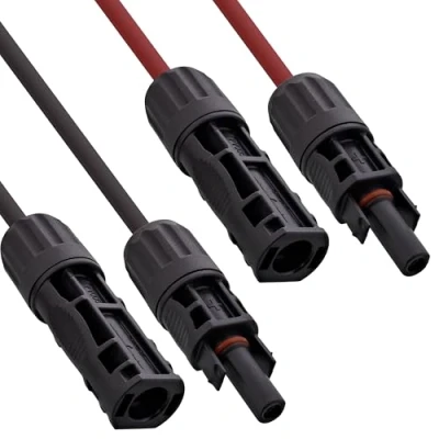 Abbildung von InLine 95603, Medium voltage cable, Red, Black, 0.7 mm, Tinned copper, 6 mm², 1500 V