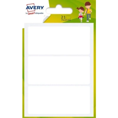 Abbildung von Avery etmu21 Dekoknöpfe multi usagers 34 x 75 mm Weiß