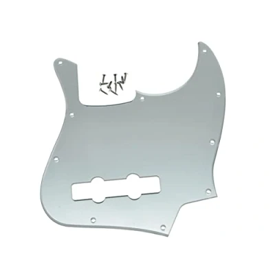 Abbildung von Dopro Jazz Bass J Schlagbrett passend für USA/Mexikanische 4 Saiten Fender Silber Spiegel 1 lagig