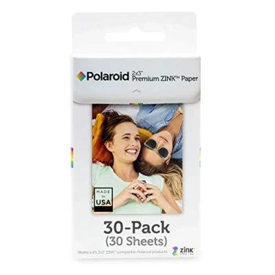 Abbildung von Polaroid 2x3 Zoll Premium ZINK Fotopapier (30 Blatt) Kompatibel mit Snap, Z2300, SocialMatic Sofortbildkameras, Zip Sofortbilddrucker