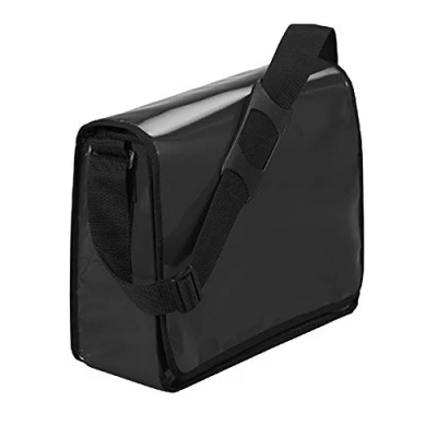 Abbildung von HALFAR TASCHE UMHAENGETASCHE FREIZEITTASCHE SCHULTERTASCHE BAG LORRYBAG® ECO, Farbe :schwarzglänzend