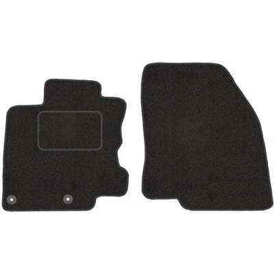 Abbildung von Fußmatten mit Clips 2er Set für Nissan Qashqai 2 II ab 2013 J11 Velours Automatten