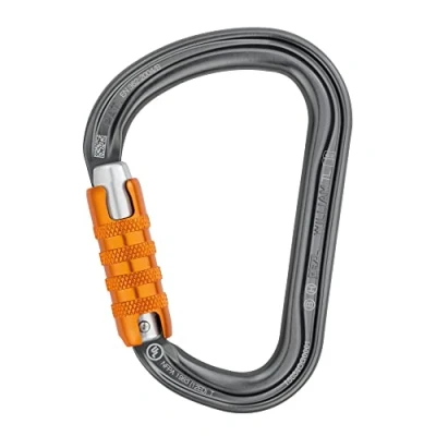 Abbildung von PETZL M36 a, TL William asymmetrisch Große Kapazität Aluminium Karabiner, Größe: triact Lock, grau, M36A TL, OneSize