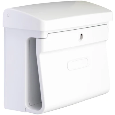 Abbildung von Burg Wächter Briefkasten &quot;Bremen 885 W&quot;, mit separatem Zeitungsfach, aus Kunststoff