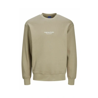 Abbildung von Jack &amp; Jones Jorvesterbro CREW NECK Sweatshirt, Herren, Größe: XS, Silver sage