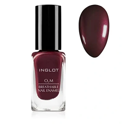 Abbildung von Inglot O2M Atmungsaktiver Nagellack, Luft und Wasserdurchlässig, Hält den Nagel Langanhaltend in Optimalem Zustand, Perfekte Maniküre für Jeden Anlass, 11 ml : 637