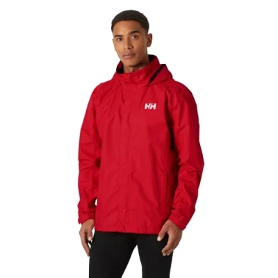 Abbildung von Helly Hansen Dubliner Regenjacke / wasserabweisende Jacke, Herren, Größe: XL, Red