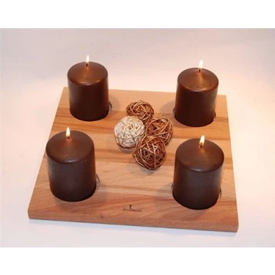 Abbildung von Adventskranz klein aus Holz
