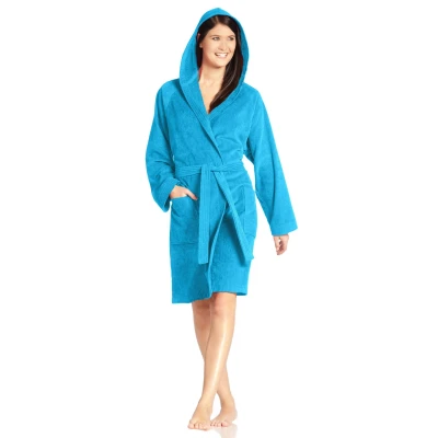 Abbildung von Vossen Texas Unisex Bademantel, Größe: Large, Blau