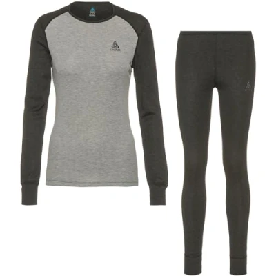 Abbildung von ODLO Funktion Active ECO SET 2 Teilig Tights, Damen, Größe: XS, Grau (231)