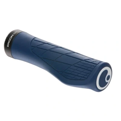 Abbildung von Ergon GA3 Fahrradgriff Ergonomisch mit Mini Wing MTB, All Mountain, Trail Regular Large Nightride Blue