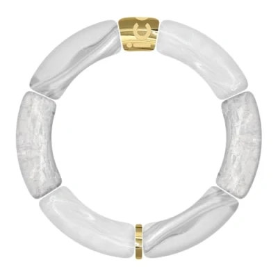 Abbildung von ICE Jewellery Bella Armband Gold Transparent Fashion Damen, Einheitsgröße, Acryl, Acryl