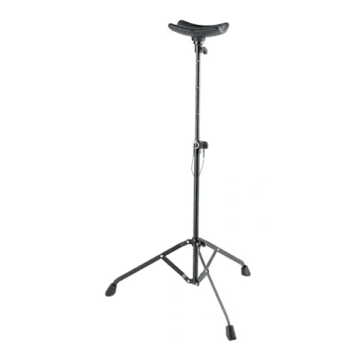 Abbildung von K&amp;M 14951 Tuba Spielständer Schwarz Faltbare Fußstreben Tragfähigkeit 10 kg Von 65 114 cm Gummierte Auflage