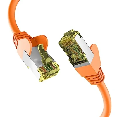 Abbildung von EFB Elektronik CAT6a ORANGE 5m Patchkabel S/FTP PIMF