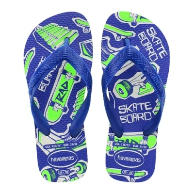 Abbildung von Havaianas Kids Athletic, Jungen Flipflop, White/Marine Blue,