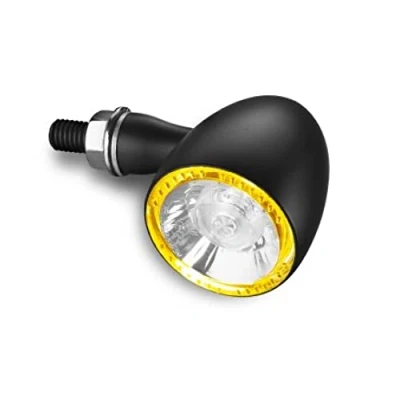 Abbildung von Kellermann Motorrad Blinker E geprüft LED Metall M8 Bullet 1000® Extreme schwarz, Unisex, Multipurpose, Ganzjährig