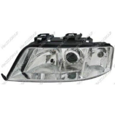 Abbildung von PRASCO AD0324902 Scheinwerfer links H1, H7 glasklar mit Blinklicht für Rechtsverkehr ohne Stellmotor LWR AUDI: A6 C5 Avant, Limousine