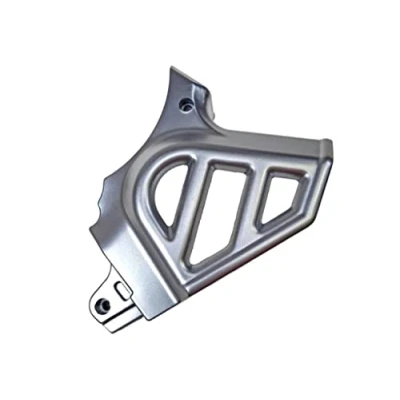 Abbildung von Ritzelabdeckung Grau Anthrazit für Minarelli AM6 Motor Passend Aprilia RS/MX/RX, MBK X Power, Rieju MRX/RS2/RX, P.eugeot XP6/XR6, Beta RR, Yamaha TZR 50