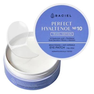 Abbildung von BACIEL Hydrogel Augenmaske für die Nacht mit Hyaluron Augenpads fur Fältchen, Tränensäcke, Augenringen, Puffiness Koreanische