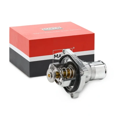 Abbildung von MAPCO 28027 Kühlwasserthermostat 105 mit Dichtung Aluminium Gehäuse OPEL: Meriva A, Astra H Caravan, Zafira B, ALFA ROMEO: 159 Sportwagon