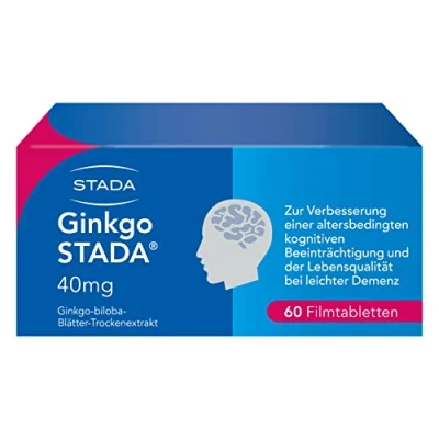 Abbildung von Ginkgo Biloba STADA 40MG FTA bei Gedächtnis und Konzentrationsstörungen 60 St