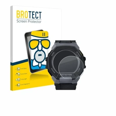 Abbildung von BROTECT Entspiegelungs Schutzglas für Casio G Shock Squad GBD 300 Schutz Folie Panzerfolie Glas Matt [Extrem Kratzfest 9H, Anti Reflex]