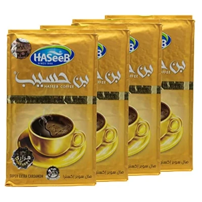 Abbildung von Haseeb Arabischer Mokka Super Extra Kardamom orientalischer Kaffee gemahlen 500 g