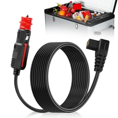 Abbildung von 12V 24V KFZ Verlängerungskabel 4M für Kühlbox Dometic, Alpicool, Waeco CF, ARB, Setpower, ICECO, Auto Kühlschrank Kompressor Netzteil Kabel Zigarettenanzünder Stecker Ersatzkabel DC