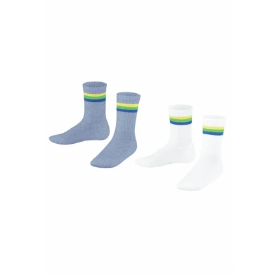 Abbildung von Esprit Tennis Stripe 2PACK WITH Pattern Socken Sortiment für Kinder, Größe: 23/26,