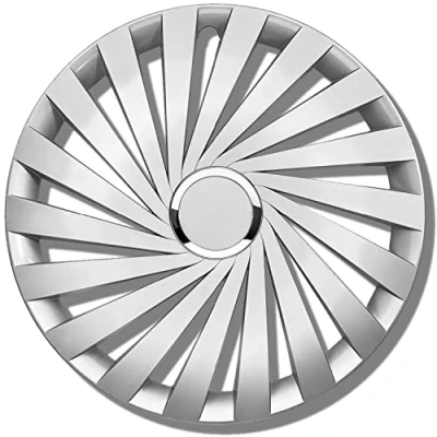 Abbildung von Radkappen 17 Zoll Silber glänzend Radzierblenden 4er Set Imperium Radblenden für Stahlfelgen Zierkappen