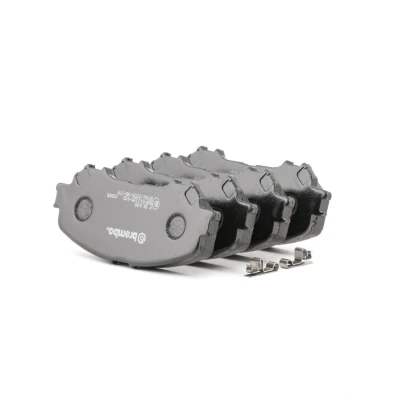 Abbildung von BREMBO P 56 099 Bremsbelagsatz mit akustischer Verschleißwarnung Anti Quietsch Blech ohne Zubehör NISSAN: Qashqai 2, X Trail, Rogue