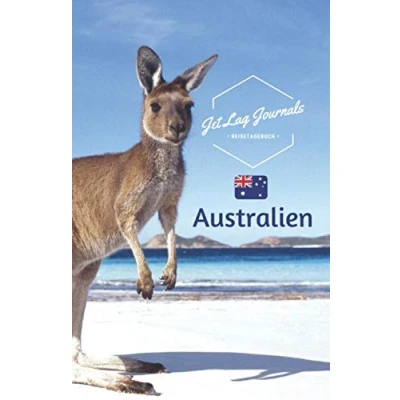 Abbildung von JetLagJournals Reisetagebuch Australien: Erinnerungsbuch zum Ausfüllen Selberschreiben für die Australien Reise